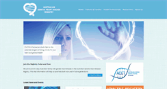 Desktop Screenshot of heartregistry.org.au